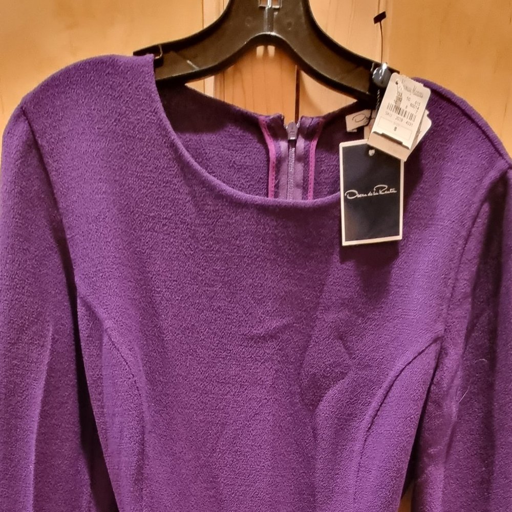 Purple Oscar De La Renta Dress - Runway, Tags On